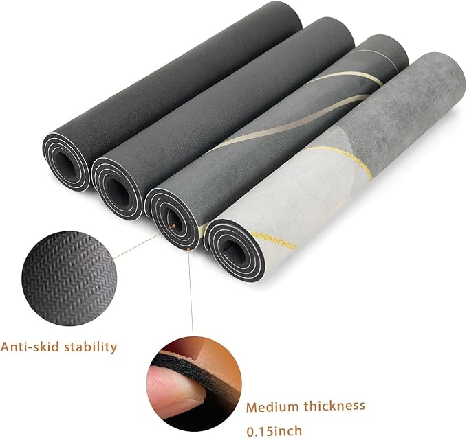 Coffee Bar Mat 20x12 Inch, Light Gray Streamline, Absorbent Hide Stain Rubber Backed Dish Drying Mat for Kitchen Counter,Bar Mat for Countertops, Under Coffee Bar Maker Machine Pot Espresso Machine