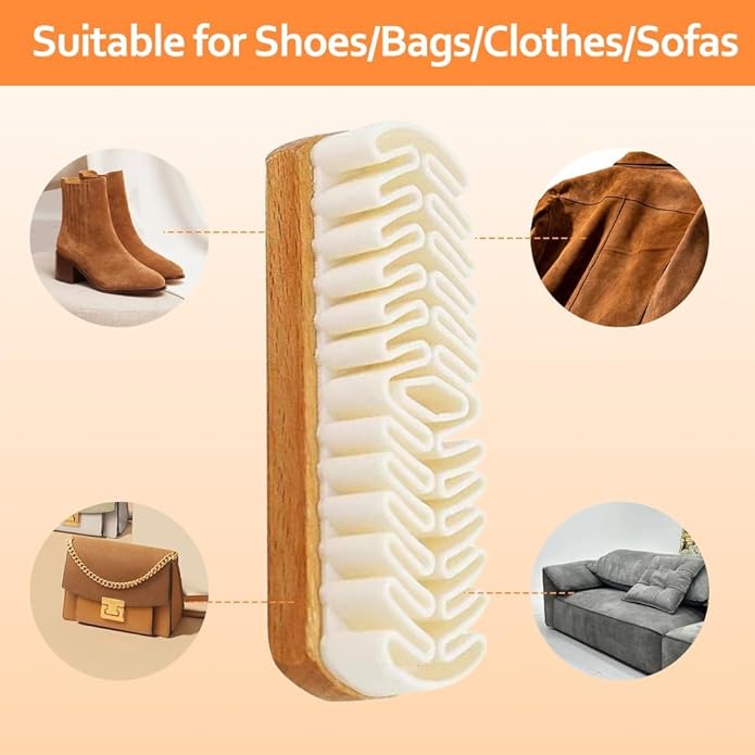 Suede Brush for Shoes Nubuck Brush Suede Eraser Suede Shoe Brush Suede Shoe Cleaner (1-PCS)