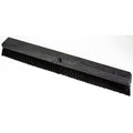 SPARTA 41891EC03 Omni Sweep Plastic Push Broom Head, Heavy Duty, Industrial Broom With Color Code System For Outdoor, Indoor, Garage, Concrete, Patio, Kitchen, Bathroom, 24 Inches, Black, (Pack of 12)