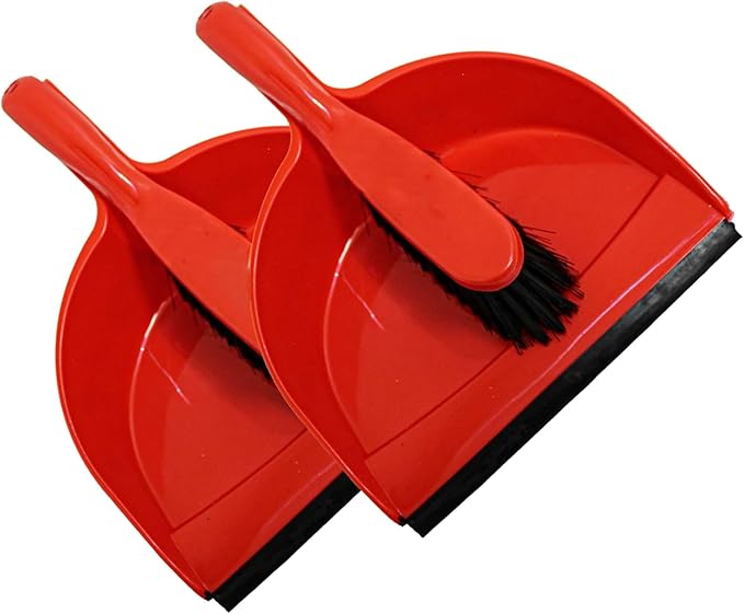 Dust Pan And Brush, Dustpan and Brush Sets, 2 Sets Plastic Mini Dustpan and, Easy Sweep for Kitchen, Office, Bathroom