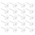 20 Pack Little Buffing Wheel 1/8 Inch Cloth Polishing Wheels Polishing Buffing Wheel Little Buffer Wheels for Rotary Tools (White)
