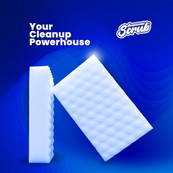 18‑Pack Magic Sponge Eraser Cleaner – High‑Density Melamine Cleaning Pads for Kitchen, Bathroom, Walls, Floors & Shoes – Heavy‑Duty, Chemical‑Free Scouring Sponges