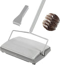 Carpet Sweeper, Floor Sweeper with Horsehair Roller Brush Strong, Suitable for Carpet Cleaning Power, Bristle Sweeper, Great for Kitchen, Carpet