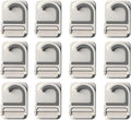 12Pack Broom Holder Wall Mount, Damage Free Hanging Wall Mount Broom and Mop Holder, Household Cleaning Organizer for Organization and Storage, Holds up to 6 lb