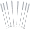 Long Straw Cleaner Brush Set Travel: 8 Pack Straw Brush Cleaner for Cleaning Straws, Stainless Steel & Bendable Nylon Brushes - Durable & Rust Resistant Cleaning Solution for Home and Office