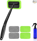 XINDELL Grip 22” Microfiber Car Window Cleaning Tool – Dash & Windshield Brush with Ergonomic Handle, Reusable Pads for Interior & Exterior Glass Cleaning