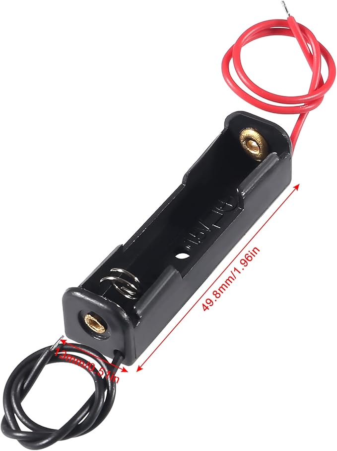 DIANN 8pcs AAA Battery Holder 2pcs AAA Battery Holder 1 Slot 2pcs 2 AAA Battery Holder 2pcs 3 AAA Battery Holder with Wires 2pcs 4 AAA Battery Holder Case