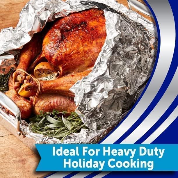 Reynolds Wrap Heavy Duty Aluminum Foil, 37.5 Square-Foot Roll (Pack - 8)