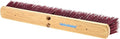PRO SOURCE Heavy Duty Rough-Surface Push Broom Head with Threaded Block: 24" Wide
