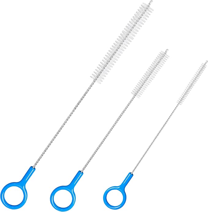 Straw Cleaner Brush,Extra Long Straw Cleaning Brushes with Nylon Bristles,Straw Brush Cleaner for Reusable Straws, Baby Bottles, Tumblers, Sippy Cups and Narrow Tube.