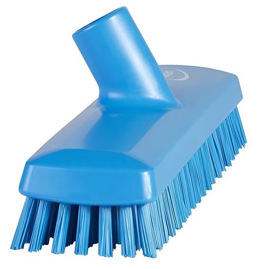 Vikan 70433 Deck Scrub,Medium,11",PP/PBT,Blue