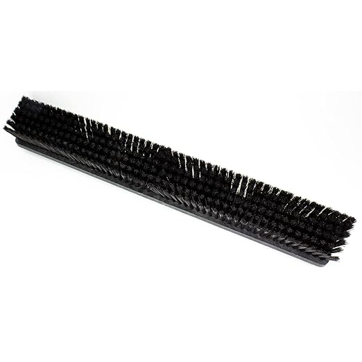 SPARTA 41891EC03 Omni Sweep Plastic Push Broom Head, Heavy Duty, Industrial Broom With Color Code System For Outdoor, Indoor, Garage, Concrete, Patio, Kitchen, Bathroom, 24 Inches, Black, (Pack of 12)
