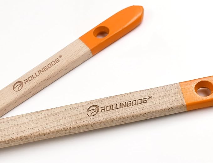 ROLLINGDOG Radiator Brush - 3PC Long Handle Paint Brush for Ceilings,High Walls(25mm,38mm,50mm)