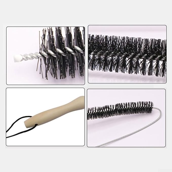 Radiator Cleaner Brush For Home Use, Bendable Long Thin Duster With 70Cm/75cm Wooden Handle, Nylon Bristles For Vents, Dryer Ducts, Baseboard Heaters And Hard-to-Reach Spaces(70cm)