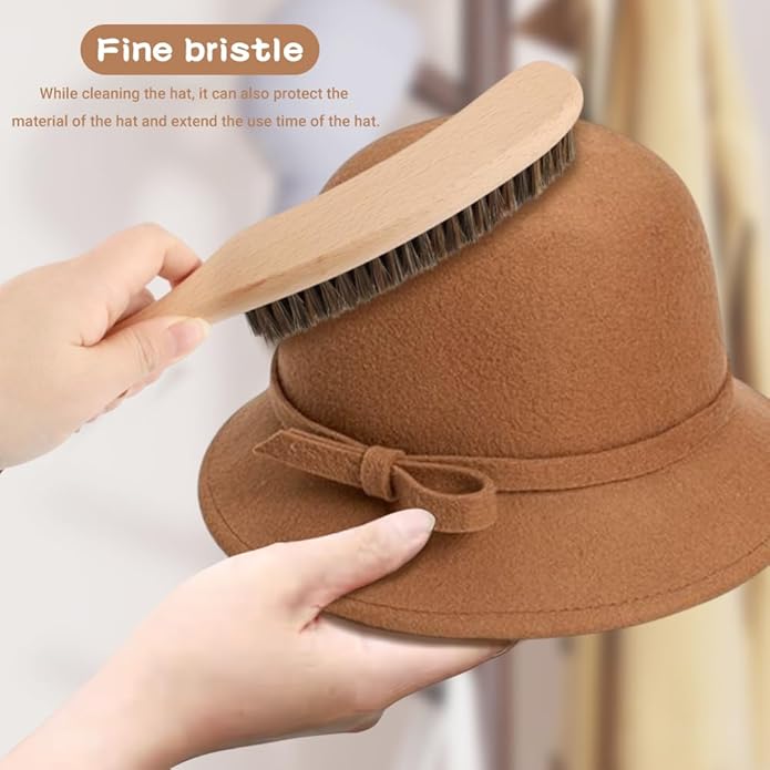 4-Pcs Felt Hat Cleaning Kit, Professional Cowboy Hat Care Kit Brush Cleaning Kit for Cowboy & Baseball Hats