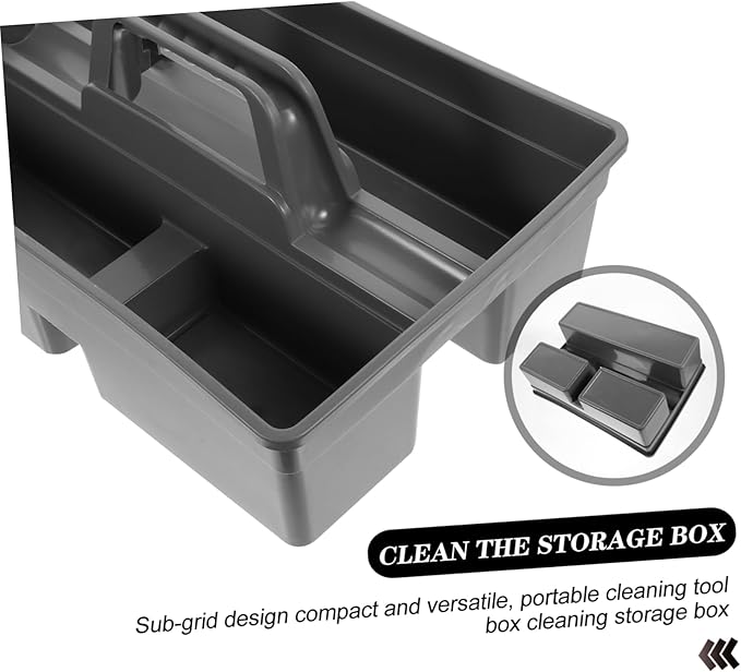Hand-held Cleaning Tool Organizer Versatile Cleaning Supply Bucket for Home Kitchen and Bathroom for Rags Sprays and Scrapers Convenient Storage