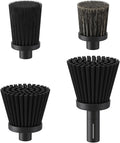 4 PCS Replacement Brush Heads for Fanttik G9 Nano, Flip G10 Nano HomeCare & AutoCare Cordless Electric Spin Scrubber, Accessories for Steering Wheel, Door Handles & Frames, seat Belts