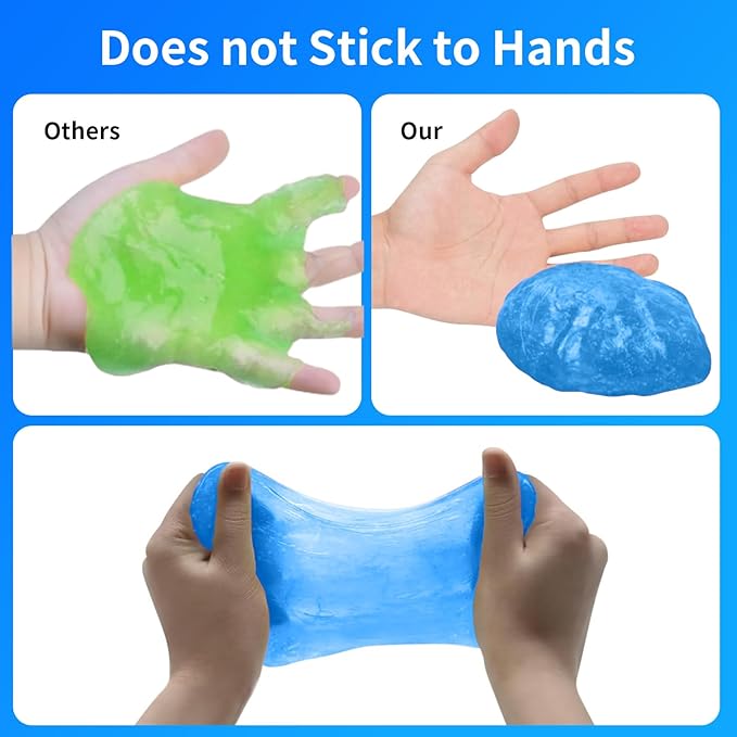 Car Cleaning Gel, 75g/2.6oz 1 Pack Car Detailing Tools, Universal Cleaning Kit for Car Keyboard Microphone Remote Control, Dust, Cookie Crumbs, Hair, Pet Fur, Household Cleaners