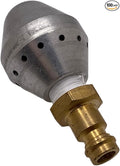 Professional Duct Cleaning Reverse Air Skipper Ball, 12 Holes, 1/8 Inch Male Plug, Air Duct and Dryer Vent Cleaning Tool