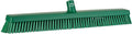 Vikan 31952 24" Heavy-Duty Push Broom, Soft/Stiff, Green