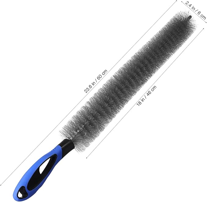 Cleaning Coil Brush Auger Brush Electric Appliance Dust Brush Radiator Brush Dust Remover Brush Condenser Coil Brush Coil Brush for Mechines Clean