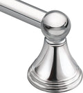 Moen Preston Collection Chrome 24-Inch Single Bathroom Towel Bar, Wall Mounted Hanger for Bath or Kitchen, DN8424CH