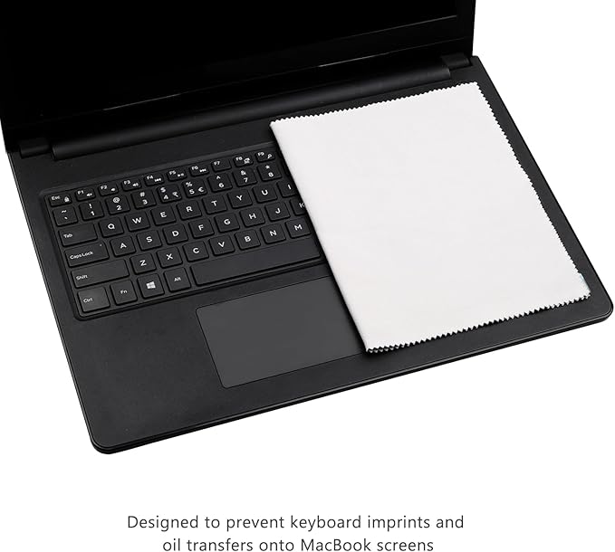 2 Pack Microfiber Liner Cleaning Cloth for 15 15.6 16" HP/DELL/Lenovo/ASUS/Acer/Samsung/MSI/LG, etc with 15-16 inch laptops with Numeric keypad Keyboard Cloth