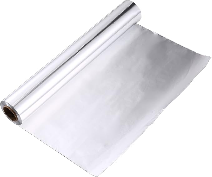 Glad Aluminum Foil Value Size, 200 Sq-Ft | Multiuse Foil for Ultimate Food Protection | Glad Aluminum Foil for Grilling, Roasting, Baking | Accessories for all Cooking Needs