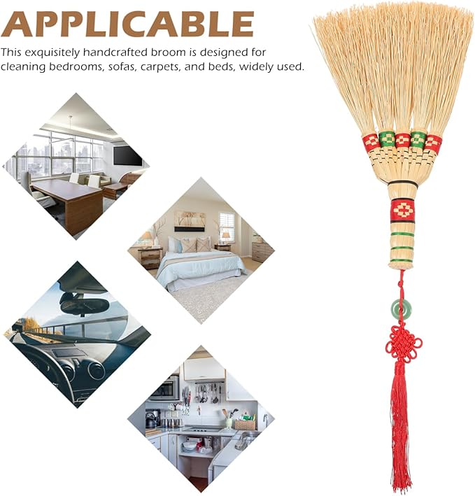 Corn Whisk Broom Handheld Brush Small Whisk Bed Desktop Sweeping Small Corn Broom Household Cleaning