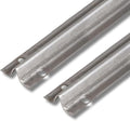 Stainless Steel Screw-on Track Cover for Sliding Patio Glass Doors - Replacement Hardware for Fixing Sliding Glass Door Track (4 Feet, 2 Pack)