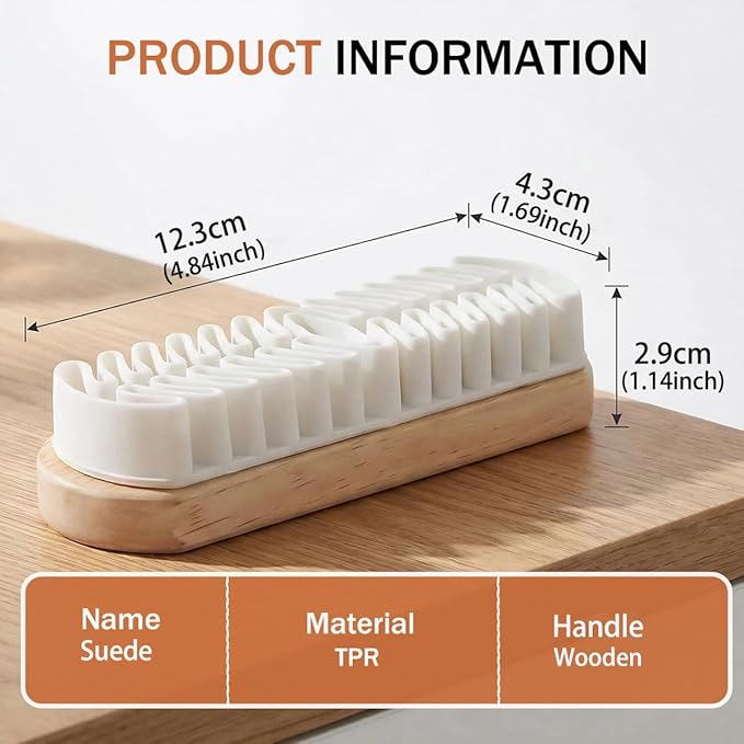 Suede Brush for Shoes, Suede Brush and Eraser for Uggs Shoes, Boot, Nubuck, Suede Shoe Cleaner Cleaning Bursh(2 pcs)