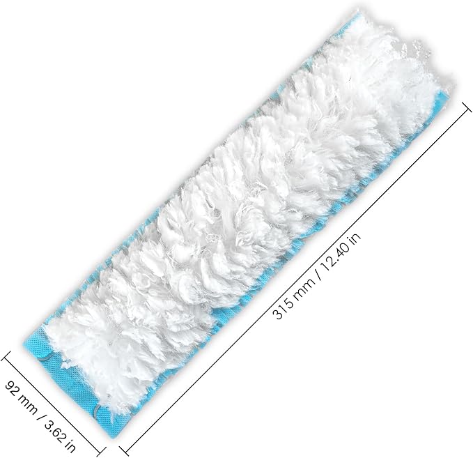 (10 Count) Duster Refills Compatible with Bona Extendable Dusting Kit and The Bona Compact Dusting Kit, Disposable Dust Removal Brush Heads for Electronics, Furniture, Car Interior