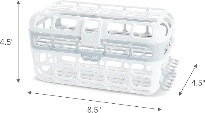 Munchkin® High Capacity Dishwasher Basket, 1 Pack, Grey