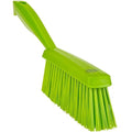Vikan 458977 Bench Cleaning Brush, Polypropylene/Polyester Medium Bristle Dustpan Brush & Sweeper, 14 Inch, Lime