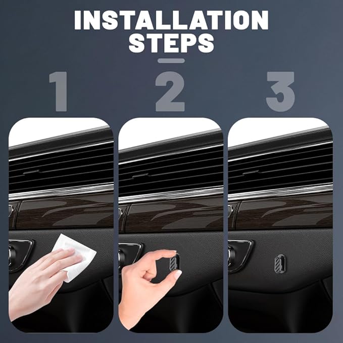 8PCS Car Mini Hooks, Car Dashboard Hook, Multifunctional Auto Backseat Hangers, Vehicle Interior Accessories Car Sticker Hooks for Key, Mask, Earphone, Charging Cable, Black