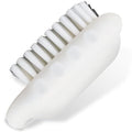 SPARTA 5 Inch Hand and Nail Brush with Stiff Polyester Bristles, Polypropylene Body, Color Coded Scrub Brush for Commercial Foodservice and Industrial Use, White (Pack of 12)