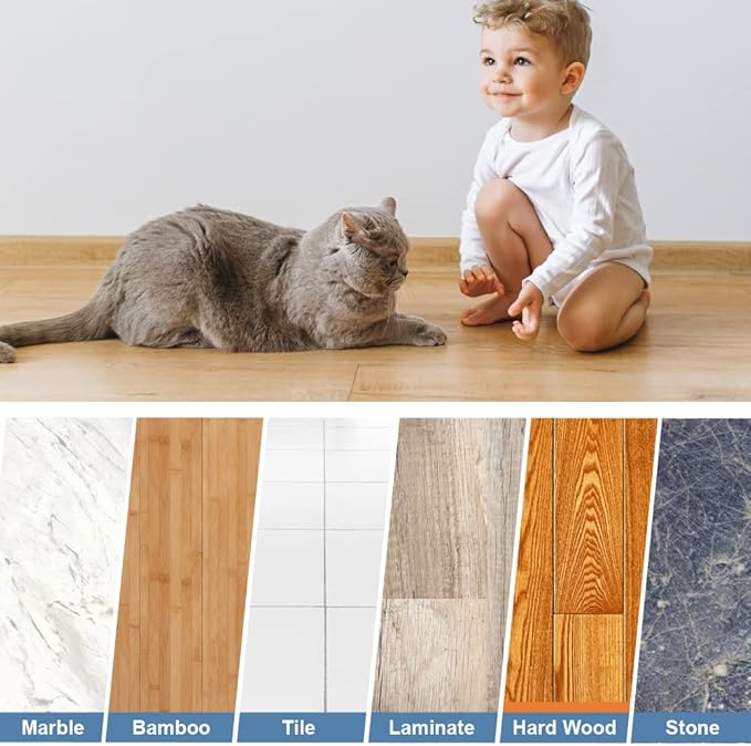 Layers Sweeper Mop Starter Kit, Small Sweeping Flat Mop with 2 Reusable Microfiber Pads,30pcs Disposable Dry Cloths, Dust Mop for Hardwood Floor Cleaning
