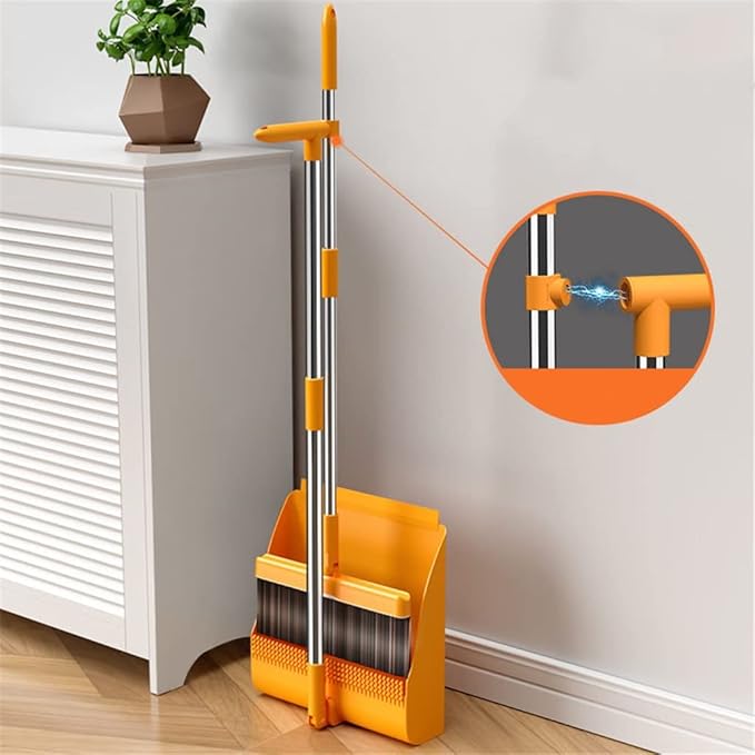 Household Broom Folding Dustpan Floor Squeegee Brush Hair Dust Home Cleaning Products Garbage Collector Wiper Sweeper