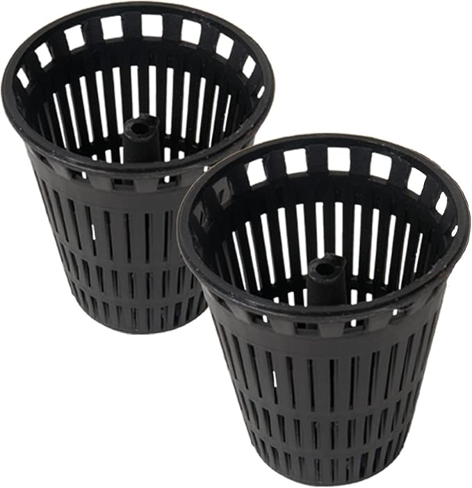Danco 11087 Square Shower Hair Catcher with Replacement Baskets, Shower Drain Protector in Matte Black