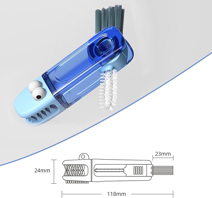 3 Pack 4 in 1 Cup Lid Cleaning Brush Water Bottle Cleaner Brush, Water Bottle Brush Cleaner for Stanley Owala, Lid Cleaning Brush for Kitchen Bottle Cup Mug