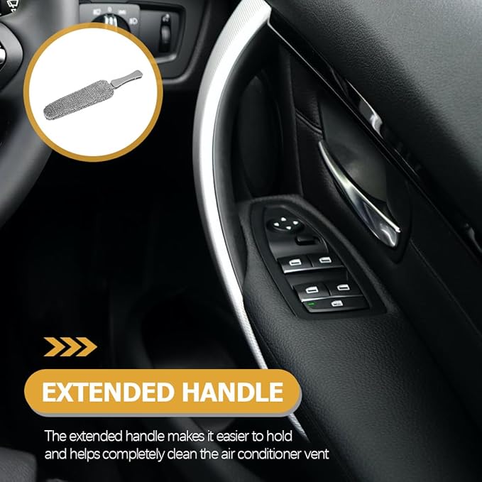 Car Air Vent Cleaning Brush Car Detailing Air Outlet Duster for Interior Vent Dust Removal Soft Bristle Automotive Brush for Precise