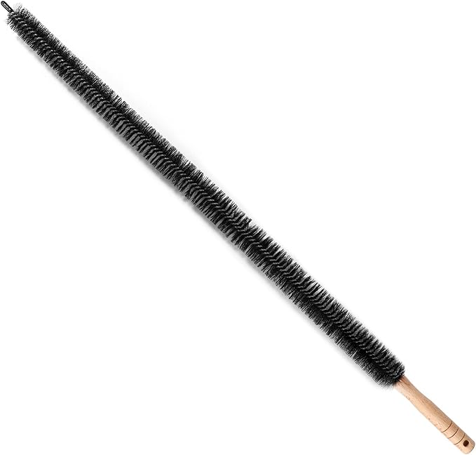 1pcs Radiator Cleaner Brush, 28.74in Long Condenser Lint Brush Head Radiator Genie Duster Flexible Dryer Vent Cleaner Buddy Coil Cleaning Wand Tool for Dryer Vents Stair Rails Furniture