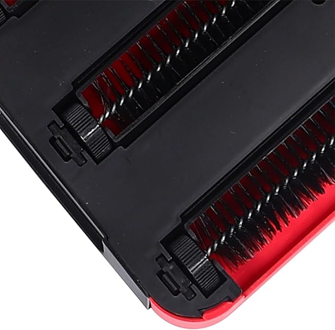OUNONA Hand Push Floor Sweeper Manual Carpet Sweeper with Adjustable Height Multi-Surface Cleaning for Home Use Lightweight Handheld Carpet Cleaner with Stainless Steel and Pp Design