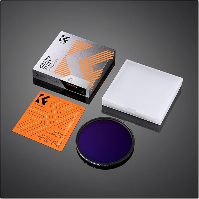 K&F Concept 95mm Circular Polarizer Filter Ultra-Slim 18 Multi-Coated Optical Glass Circular Polarizing Filter for Camera Lenses with Cleaning Cloth (K Series)