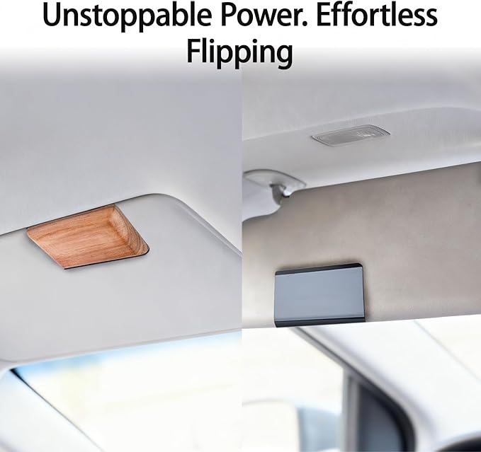 TERPINK Car Air Freshener Visor Clip Compatible with Drift Car Air Freshener, Auto Accessories, Vehicle Sun Visor Metal Clip, Black, Freshener not include (2 Pack)
