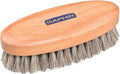 SAPHIR Oval Horsehair Brush - Shoe Polish - for Cleaning, Polishing & Buffing Leather Shoes - Brown Bristles - 5” (13.5cm)