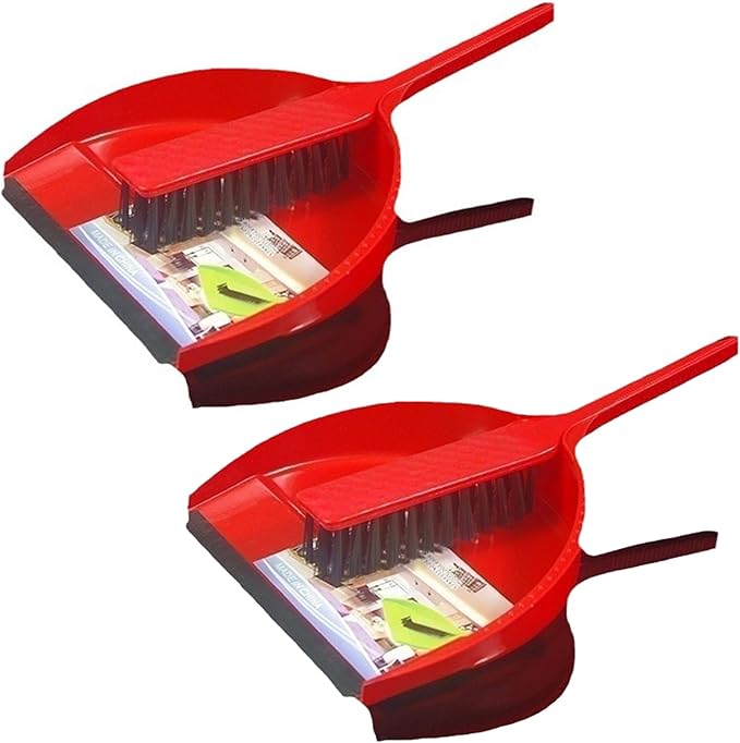 Dust Pan And Brush, Dustpan and Brush Sets, 2 Sets Plastic Mini Dustpan and, Easy Sweep for Kitchen, Office, Bathroom