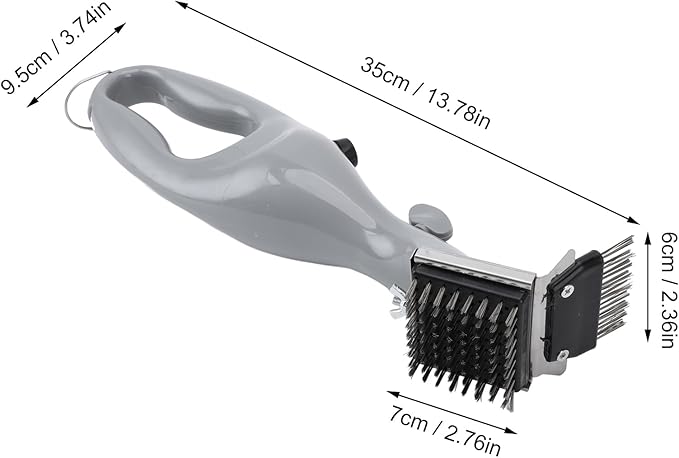 Grill Brush for Outdoor Grill, Portable Stainless Steel Steam Grill Brush, Deep Cleansing Steam BBQ Grill Cleaning Brush for Steel Cast Iron Ceramic Grills