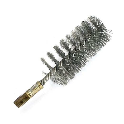 1Pc 2" Stainless Steel Round Pipe Tube Cylinder Bores Wire Cleaning Brush 50mm