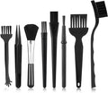 8 Pcs Mini Keyboard Cleaning Brushes Kit, Anti Static Electronic Dust Cleaning Brushes with PP Handle and Nylon Bristles, Keyboard Cleanings Brush for Computer Keyboards and Small Spaces